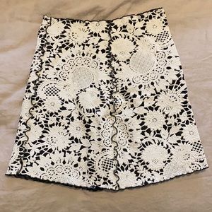 Kyoto Floral Knit Skirt